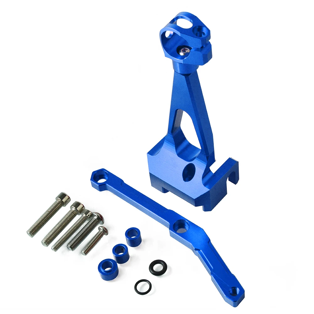 blue MT-09 MT09 мотоцикла с ЧПУ рулевого управления стабилизации гаситель кронштейн для YAMAHA MT-09 MT09 FZ09 FZ-09 2013 - Цвет: blue
