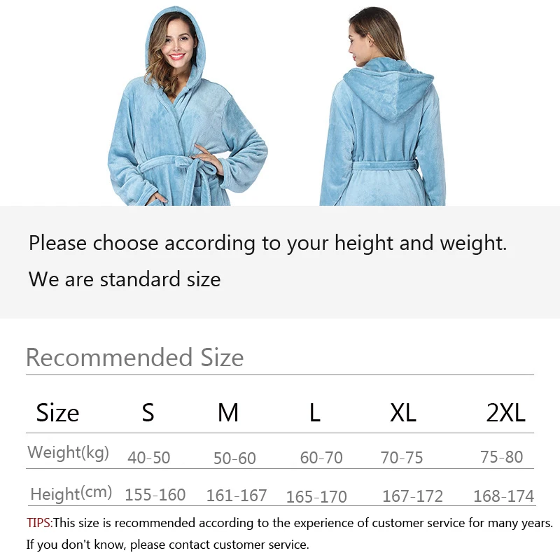 

Womens Long Hooded Bathrobe Full Length Flannele Nightgown 2020 Winter Thick Warm Robe Pajamas Sexy Solid Plush Sleepwear ouc506