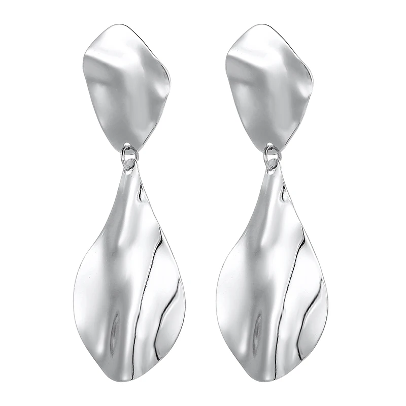 Корейские массивные Уникальные Серьги Геометрические нерегулярные