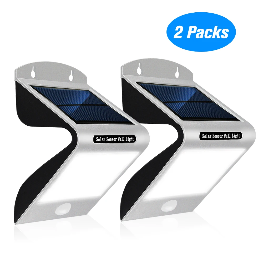 Солнечные огни PIR датчик движения настенные светильники IP65 водонепроницаемый
