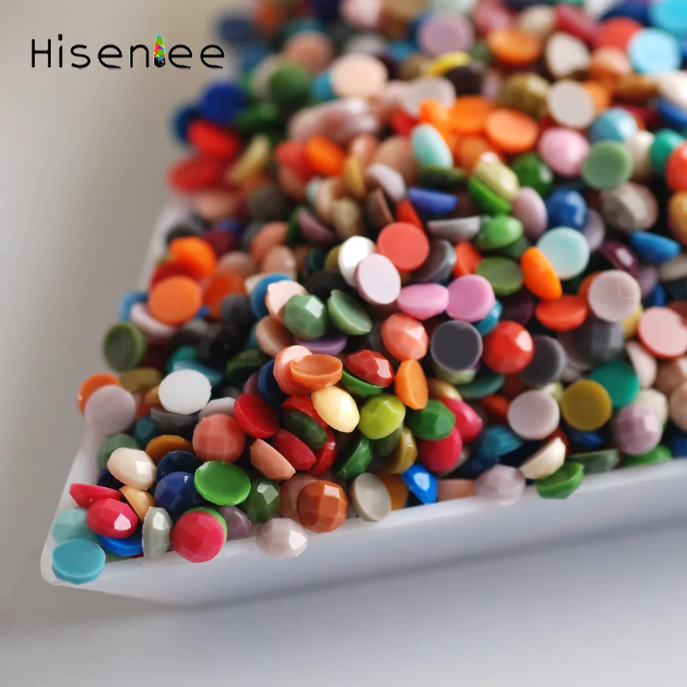 5000 шт. смешанных цветов акриловые плоские круглые Черепаховые лица классические