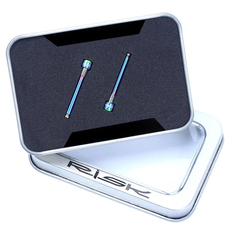 ABZB-Risk 2 шт. M4 титановый сплав фиксированные болты для Shimano Xt велосипедные