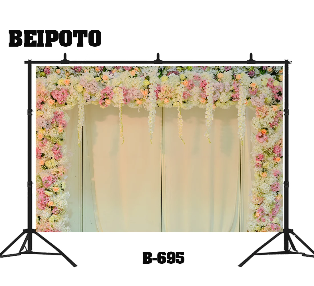 Свадебный фон BEIPOTO для фотосъемки девичника детский винтажный цветочный декор
