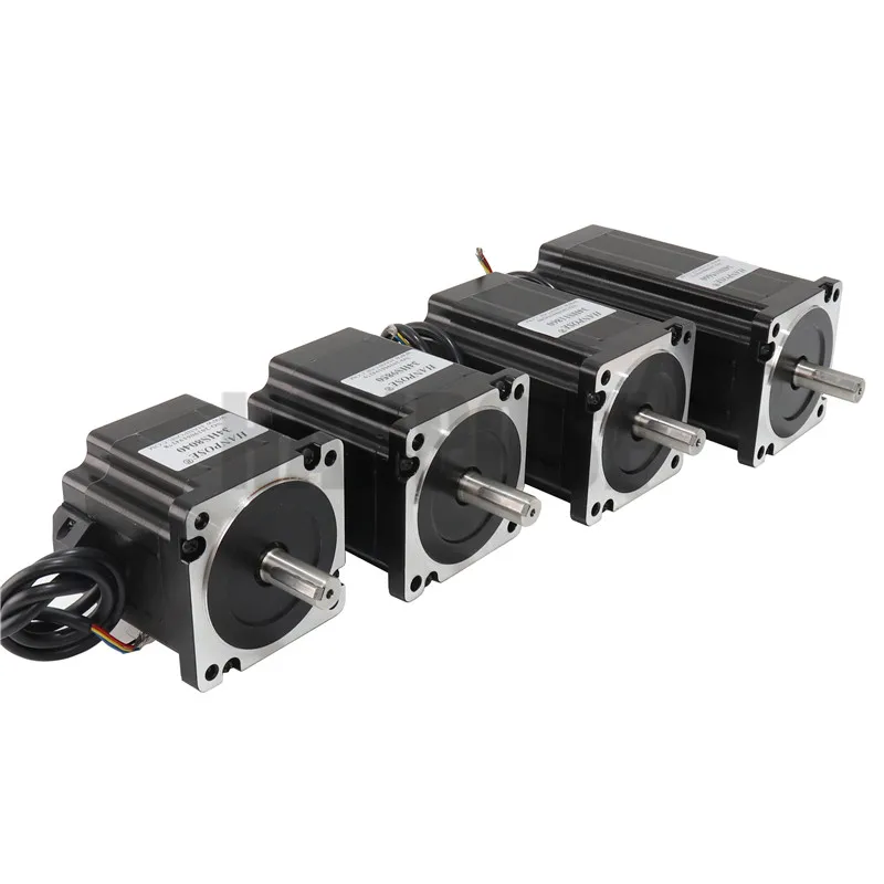 NEMA 34 шаговый двигатель с ЧПУ 86X118 мм 8,0 N. m 6A D14mm Nema34 шаговый двигатель 1240Oz-in для гравировального станка с ЧПУ высокий крутящий момент