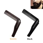 Новое поступление, 1 шт. Для женщин Красота ручной складной карманный зажим для волос, расческа для усов и бороды для мужчин борода Уход за волосами гребень Инструменты для укладки волос