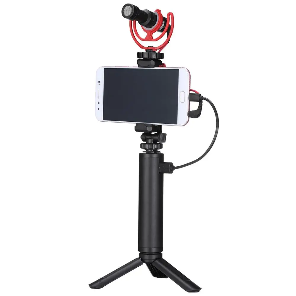 BEESCLOVER BG-2 Power Grip Stick for Gopro Vlog Selfie Handgrip Type-C Supply aluminum alloy Camera Handle r60 | Электроника