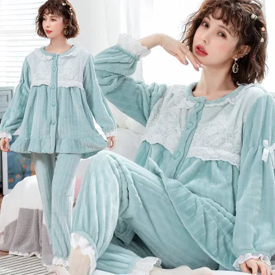 Взрывные Модели беременных пижамы Осень и зима послеродовой Грудное