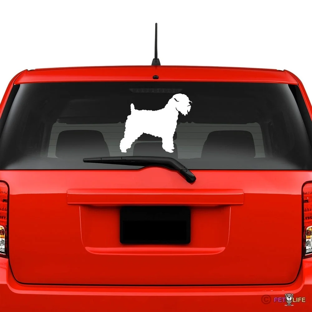 

Wheaten Terrier Windshield Sticker Vinyl Auto Window wheatie computer decals