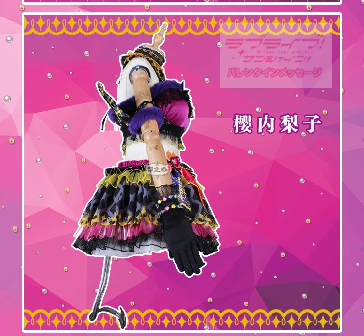 Love Live! Sunshine! Aqours Chika Ruby Kanan Dia You Little Devil костюм для косплея на Хэллоуин и Рождество