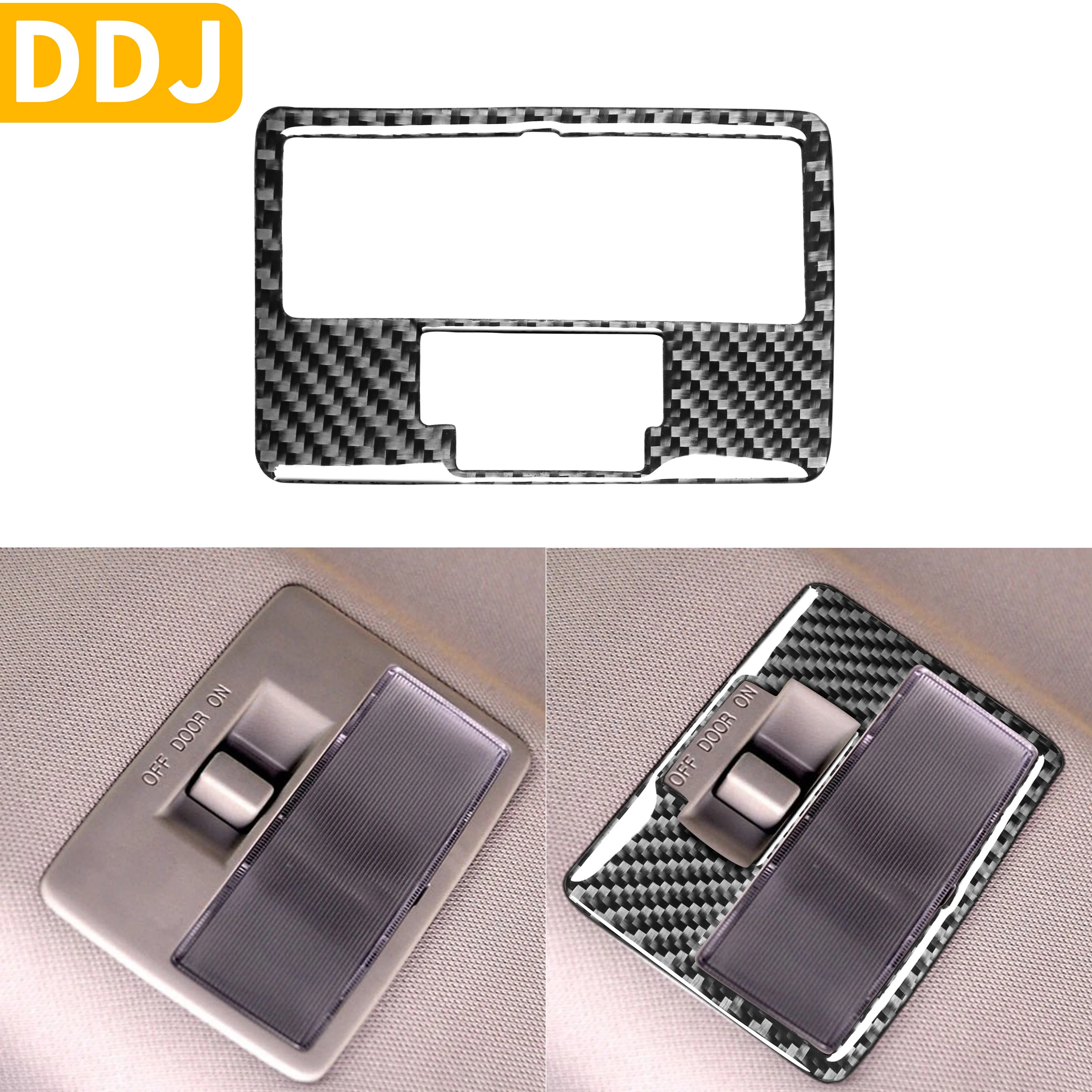 

For Mazda RX-8 RX8 SE3P JM1FE 2004-2008 Accessories Rear Overhead Light Lamp Panel Frame Carbon Fiber Modified Interior Sticker