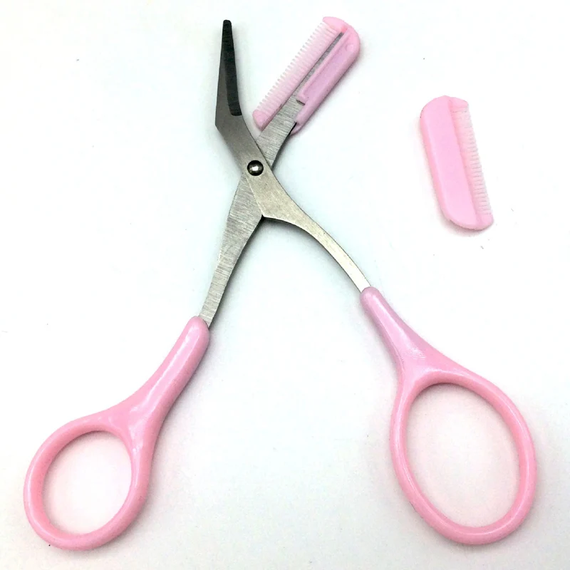 Горячий профессиональный триммер для бровей ножницы волос расческа ресниц