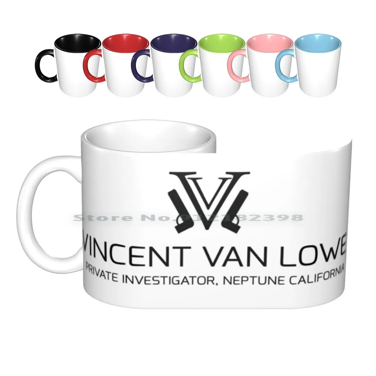 

Винни Ван Лоу керамические кружки, кофейные чашки, кружка для молока, чая, кружка Vinne, Ван, Лоу, Вероника, частный глаз, смотреть, как вы любите ...