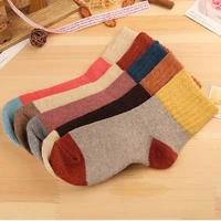 thick wool socks women winter cashmere cotton warm socks charming for ladies girls retro women socks hosiery