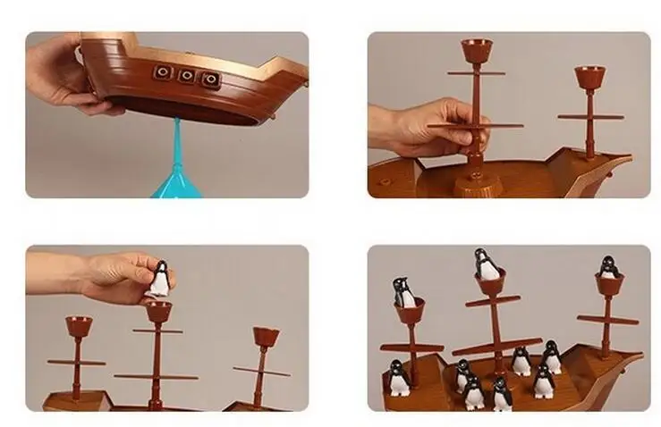 Высококачественный пиратский корабль с балансом развивающие игрушки