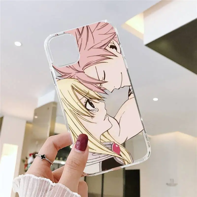 

FAIRY TAIL Phone Case Transparent soft For iphone 5 5s 5c se 6 6s 7 8 11 12 plus mini x xs xr pro max