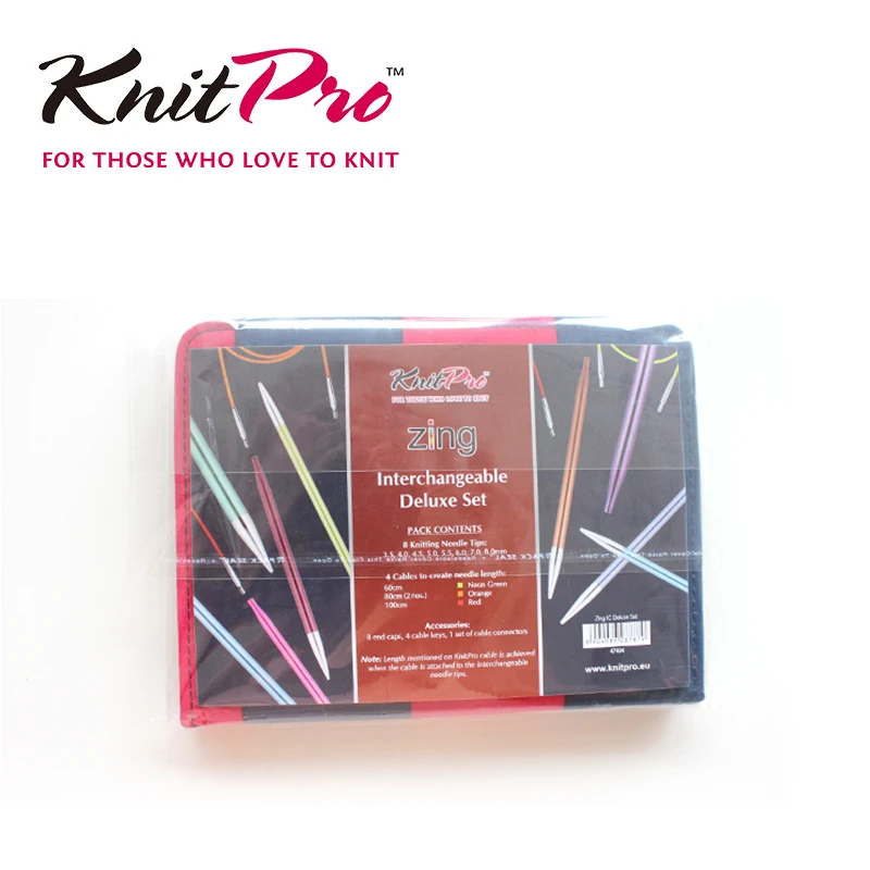 

Knitpro Zing Interchangeable Circular knitting Needle Set