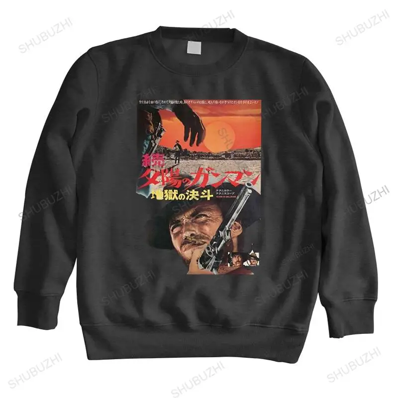 

Retro The Good The Bad And The Ugly hoodies for Men long sleeve Movie Film Graphic hoody Cotton sweatshirt Oversized hoodie Top