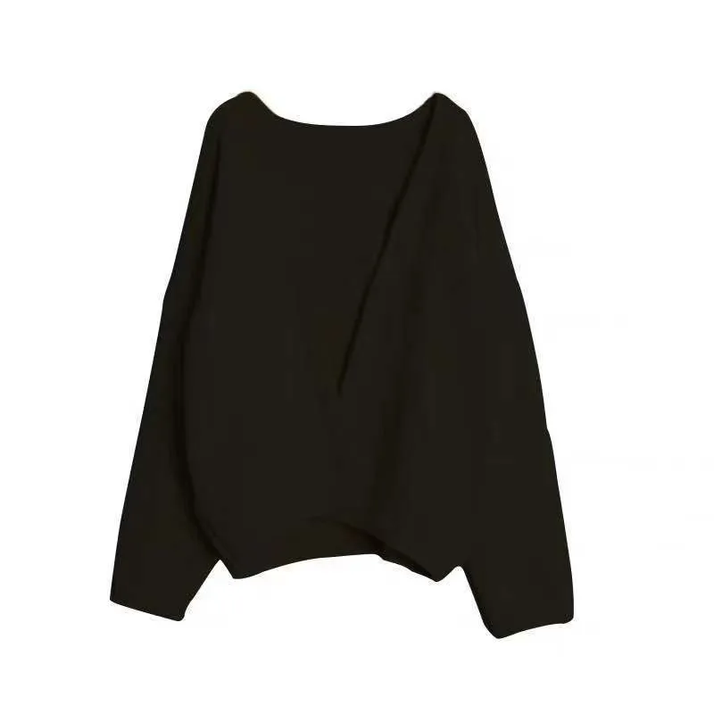 

Knit Cardigan Sweater Coat Women's Solid Color Knit Short Cardigan Long Sleeve Casual Sweet Loose Sweater Lazy Wind top