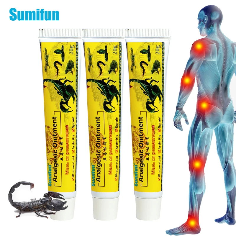 3 шт. обезболивающая мазь для скорпионов | Красота и здоровье