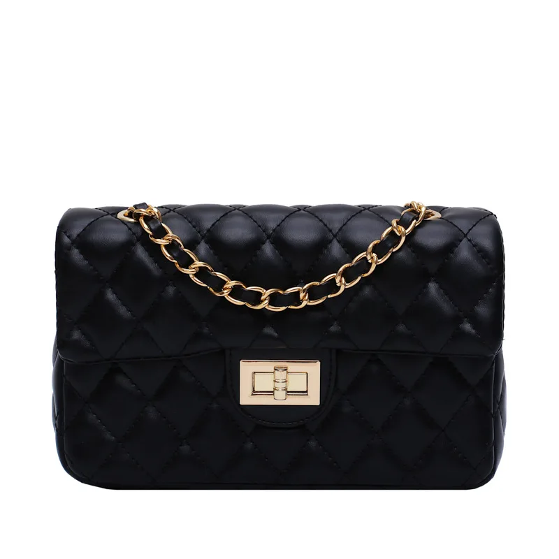 

High capacity Designer PU Leather Large Crossbody Bags For Women 2021 Women's Trend Handbags Branded Chain Cross Body Bag