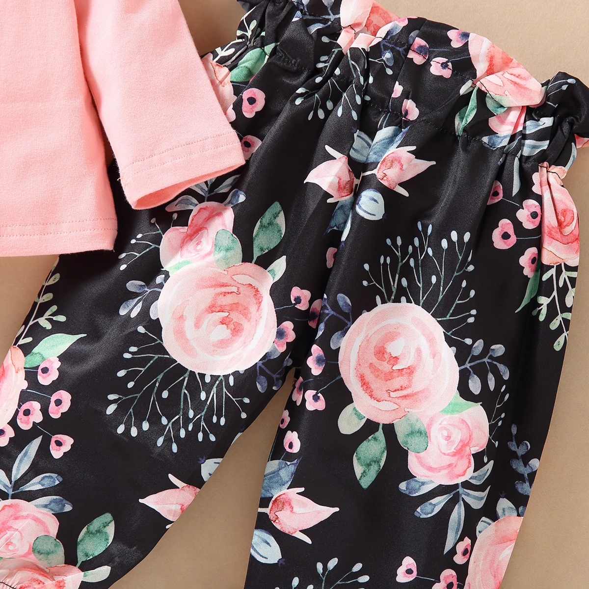 

3PCS Infant Baby Girls Clothing Sets Letters Print Round Collar Pullover Tops+ Long Pants+ Headdress 2020 Toddler Girls Outfits