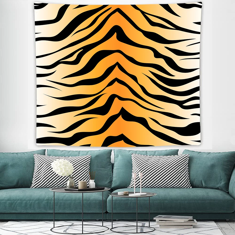 Красочные в полоску гобелен настенный детский полосатый комплект с принтом