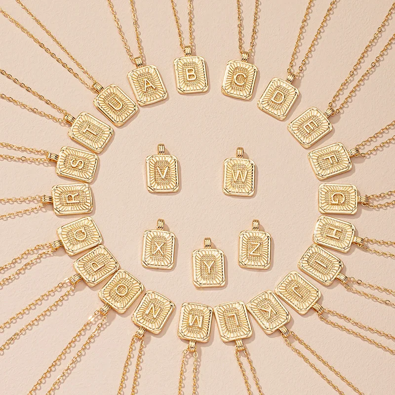 

Женское прямоугольное ожерелье с подвеской, 26 дюймов