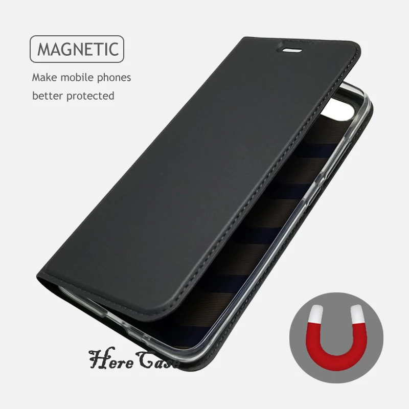 Магнитный кожаный чехол-книжка для телефона Xiaomi Mi Note9 pro max чехол с держателем карт