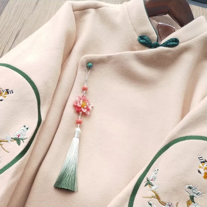 Кулон-Ципао в классическом китайском стиле кисточка с градиентом подвеской на