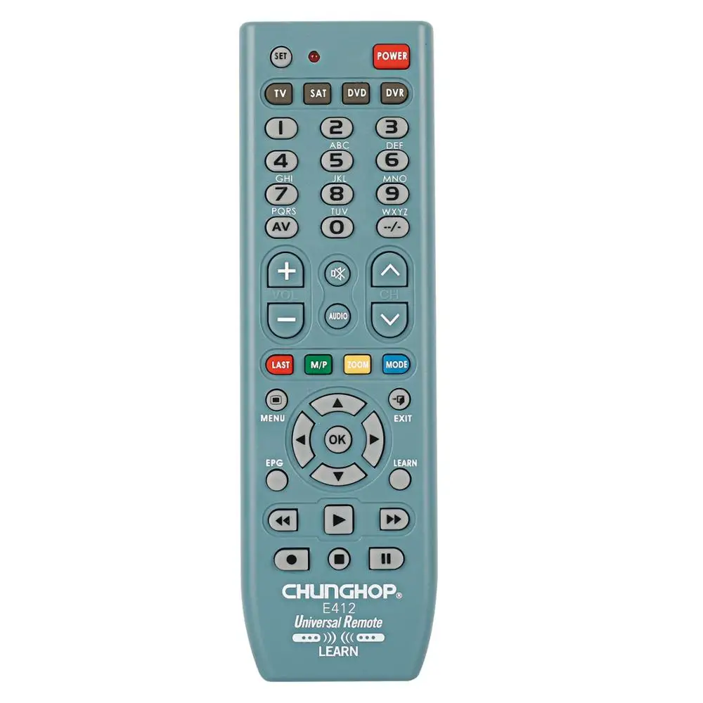 Универсальный пульт дистанционного управления для Chunghop TV Sat Dvd Dvr Palyer E412|Пульты ДУ|