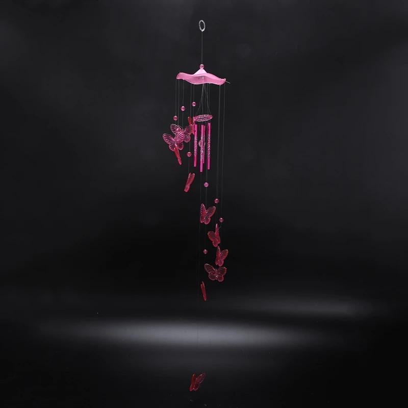 Розничная продажа ветряных колокольчиков звуковые трубы бабочка фэн шуй windchimes