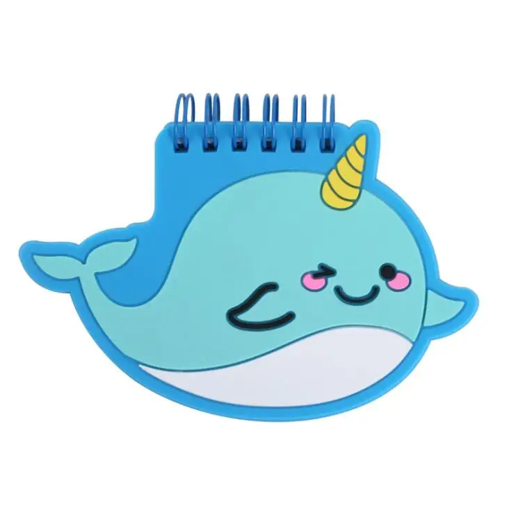 Dolphin 1 шт каваи Единорог Мини карманная катушка блокнот пустая записная книжка-дневник заметки граффити эскиз книга для детей, чтобы сделать это блокнот ежедневник - Цвет: Dolphin