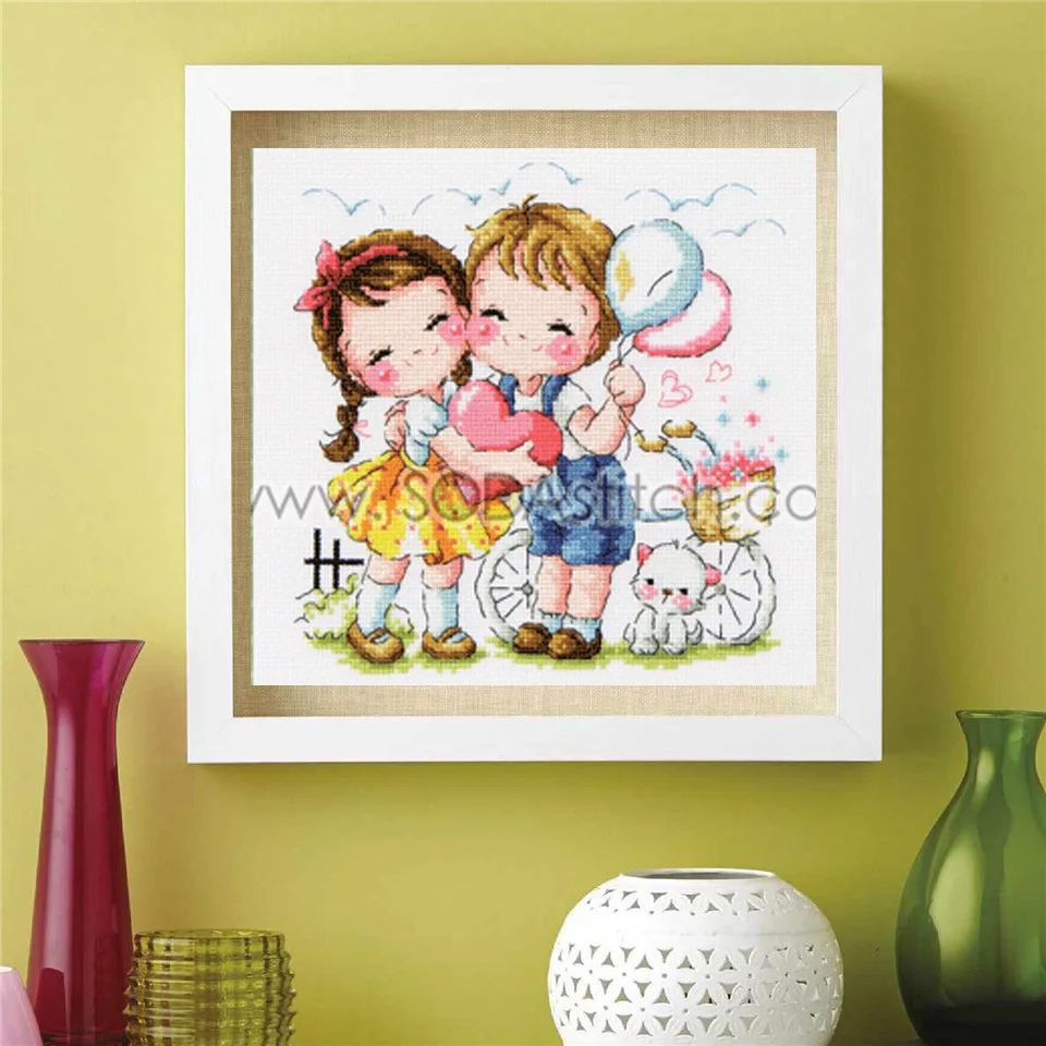 

Cross Stitch Set Chinese Cross-stitch Kit Embroidery Needlework Craft Packages Cotton Fabric Floss New Designs EmbroiderySO3158