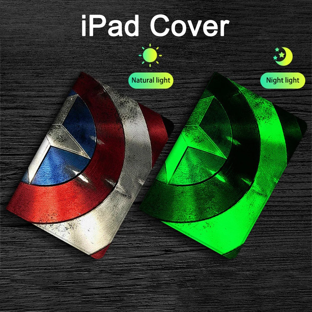 Светящийся чехол Marvel Человек паук для IPad 10 2 2019 Mini 1 3 9 7 2017 2018 Air мягкий