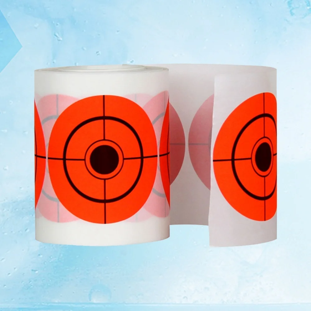 

250Pcs 7.5 Diameter Adhesive Shooting Target Round Splatter Target Stickers