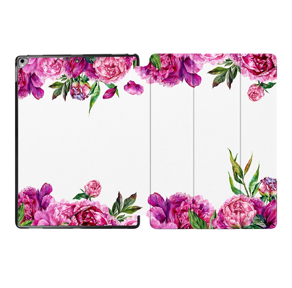 IP10 MTT Flower чехол для планшета для iPad Pro 12,9 '' из искусственной кожи откидная подставка смарт-чехол защитный чехол A1584 A1652 A1670 A1671 - Цвет: IP10