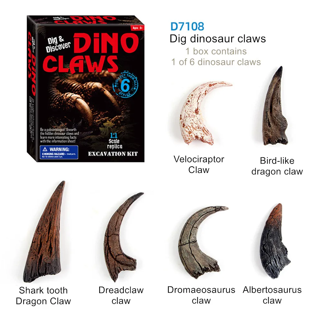 Детские игрушки-раскопки сделай сам новые археологические игрушки динозавров 6