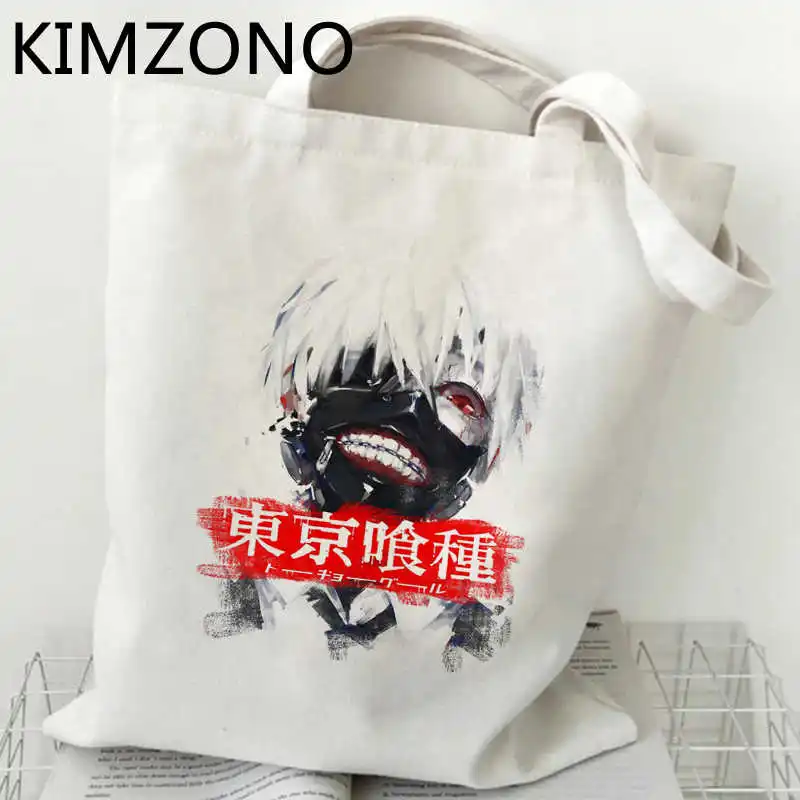 

Tokyo Ghoul shopping bag bolso shopper canvas jute bag bolsa tote bag reciclaje bolsas reutilizables boodschappentas sac tissu