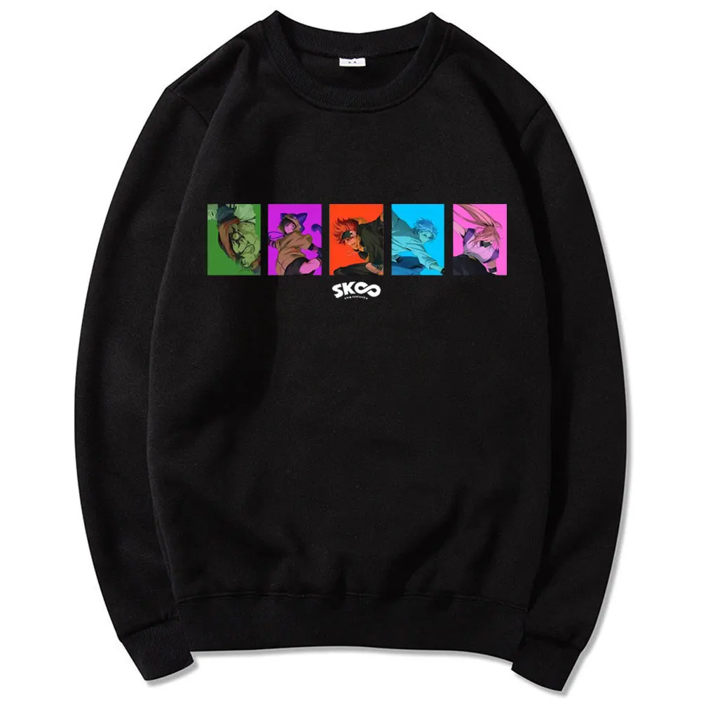 

SK8 The Infinity Sweatshirt Men Women Skate Infinity Langa Pattern Pullover Spring Fashion Long Sleeve Sweatshirts Tops Male