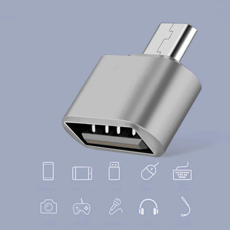 Адаптер OTG с Micro USB на конвертер 2 0 для телефонов Android планшетов ноутбуков