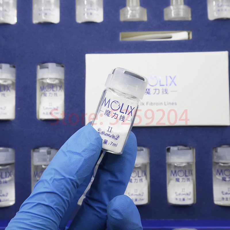 Наполнитель для лица Абсорбирующая протеиновая нить на основе коллагена линия