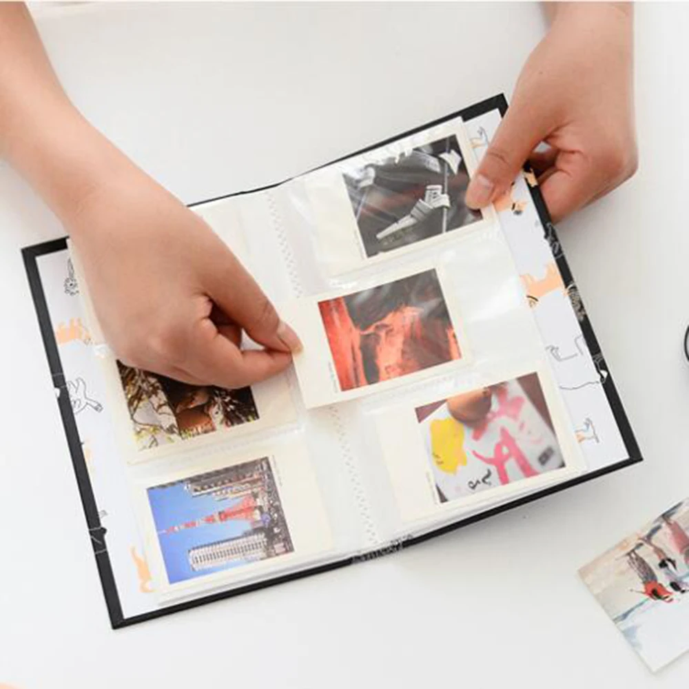 

84 Bits Mini Album Film Photo Case Instant Picture Storage Family Friends Saving Memory Souvenir for Instax Card Holder