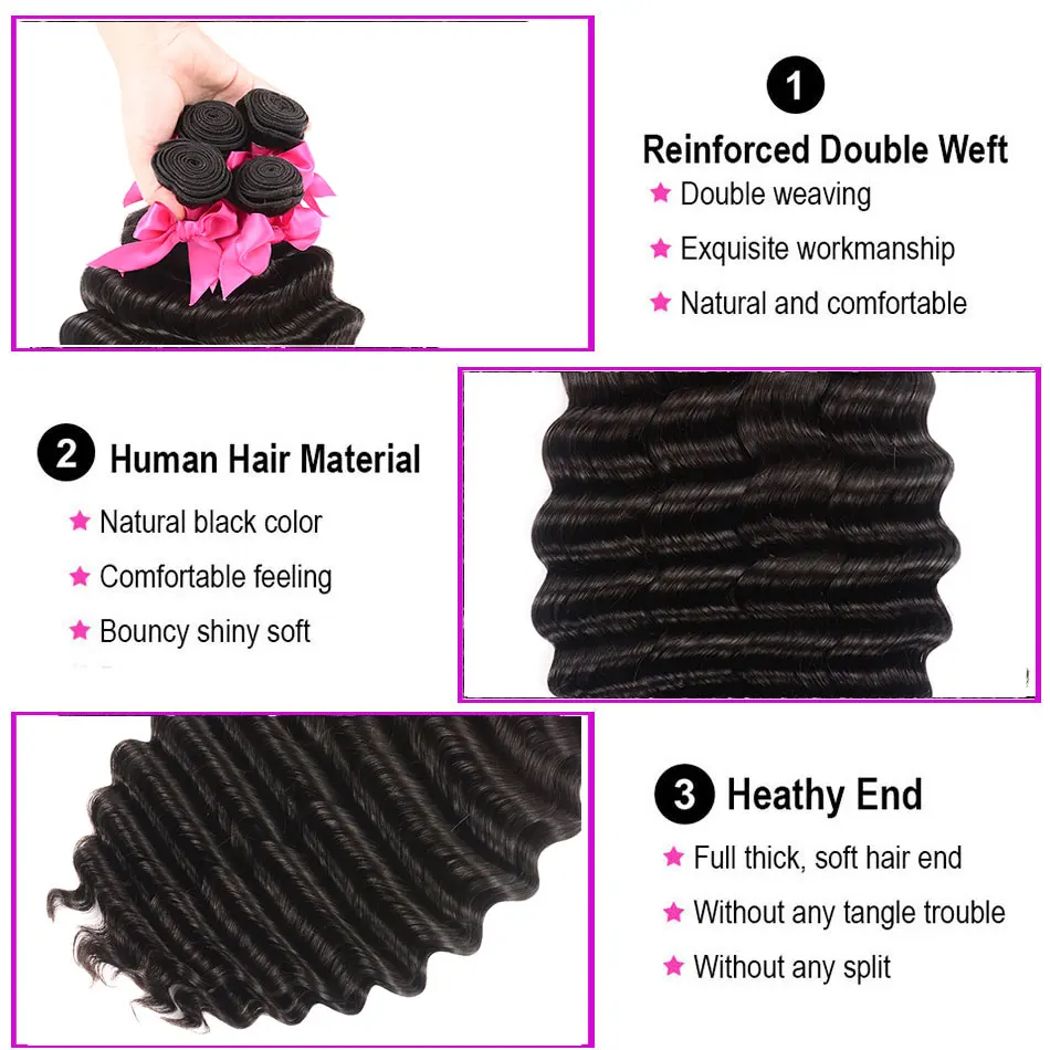 Волосы Miss Cara волнистые 1 шт. пучки волос Remy двойные машинные 100% натуральные волосы