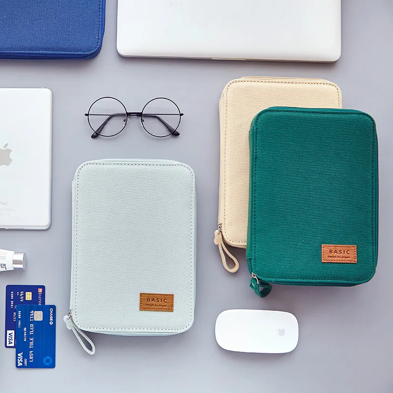 kawaii cartoon cat dog solid school pencil case large capacity zipper pen box phone storage bag for gift korea stationery free global shipping