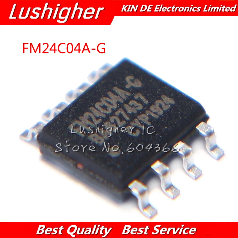 10pcs FM24C04A-G FM24C04AG SOP-8 4Kb FRAM Serial Memory IC | Электронные компоненты и принадлежности