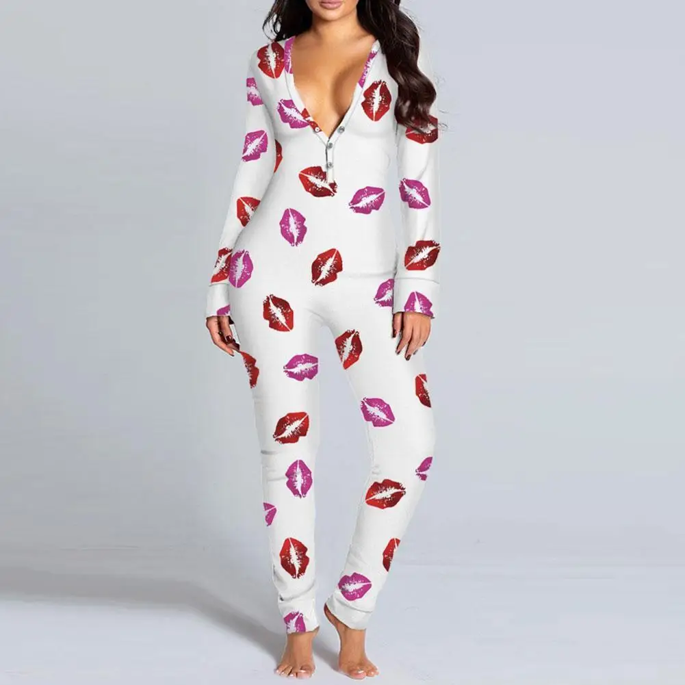 Пикантная Пижама женский комбинезон Женский Пижамный костюм открытый на