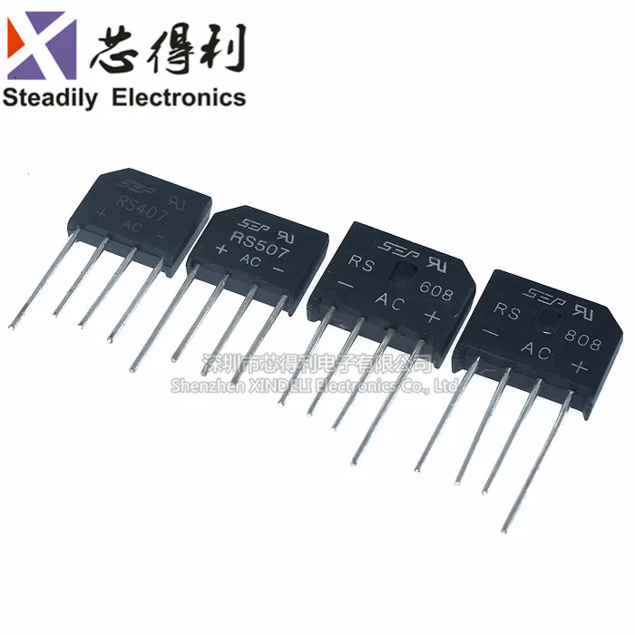 10 шт./лот RS407 507 608 808 bian qiao 4A700V выпрямитель мостового выпрямителя Sep Hy Bridge |