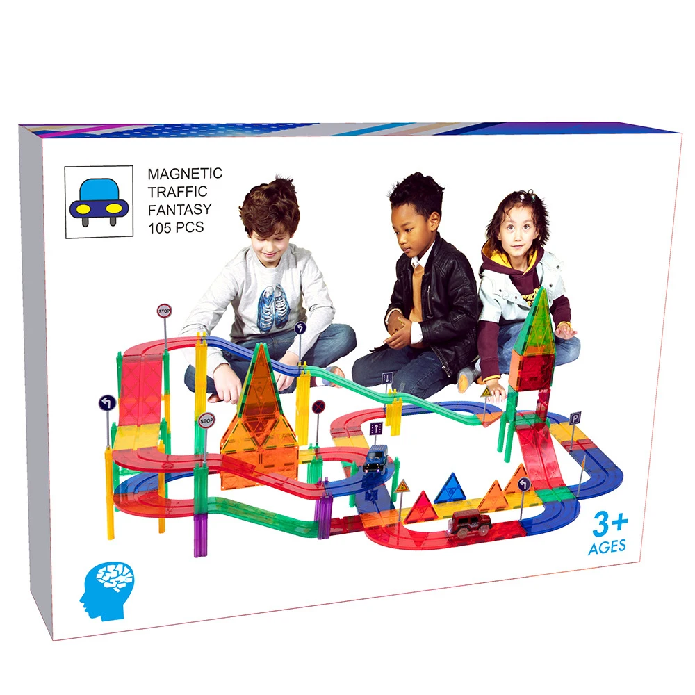 Новинка магнитная плитка Прозрачный большой размер Магнитный конструктор