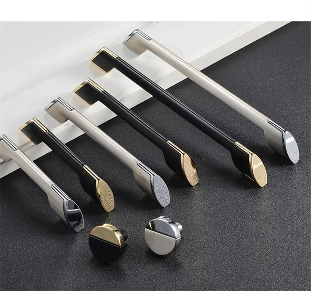 

American light luxury cabinet handle modern minimalist cabinet wardrobe door handle kitchen wine cabinet shoe cabinet drawer