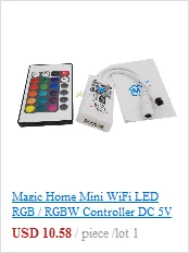RGBW Светодиодная лента, 4 цвета в 1 светодиодный чип, SMD 5050 12 В/24 В гибкий свет RGB+ белый/теплый белый, 60 Светодиодный s/m, 5 м/лот